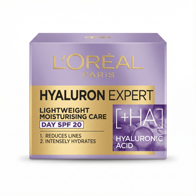 L'Oréal Paris Hyaluron Expert létt rakagefandi dagkrem SPF 20 50 ml