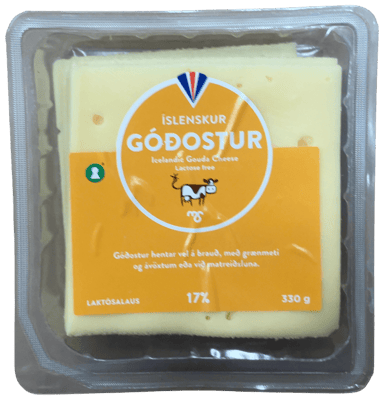 MS Íslenskur Góðostur 17% Laktósalaus 330 g