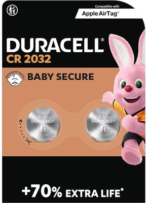 Duracell Rafhlöður - CR2032 2 stk - 3V Lithium
