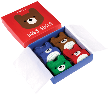 Sokkar - Bear Design baby socks