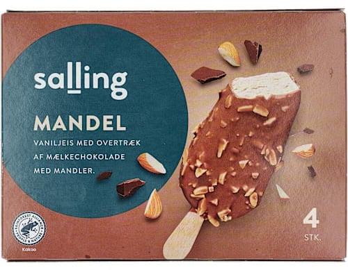 Salling möndluíspinnar 4 stk., 288 g / 400 ml