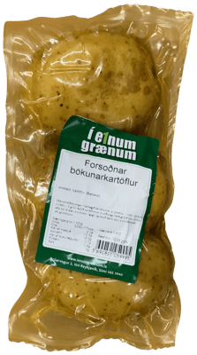 Í einum grænum Forsoðnar bökunarkartöflur