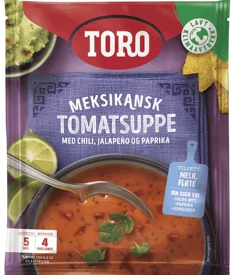 Toro mexíkósk tómatsúpa með chili, jalapeño og papriku 100 g