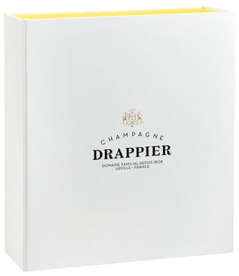 Þriggja flösku harðspjalda gjafakassi frá Drappier
