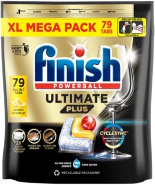 Finish Ultimate Plus uppþvottavélatöflur 79 stk.