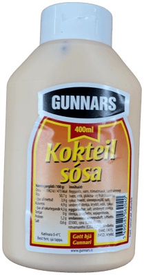 Gunnars Kokteil Sósa 400 ml