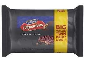 McVitie's Digestive kex með dökku súkkulaði 2 pk.