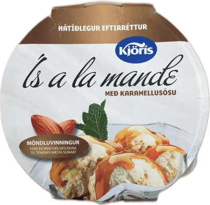 Kjörís Ís a la mande með karamellusósu 650 ml