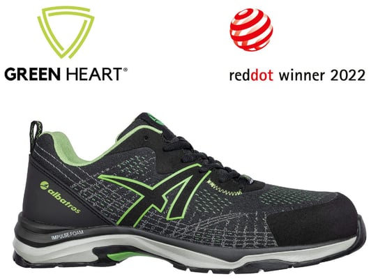 Albatros Splendid Öryggisskór Green Heart S1P