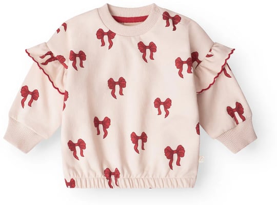 Amelia sweatshirt – Rouge boucle