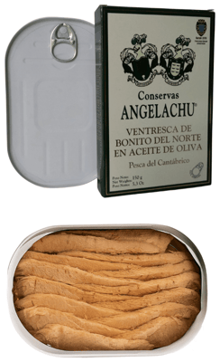 Angelachu Ventresca (Tuna Belly) í ólífuolíu - 150 gr.