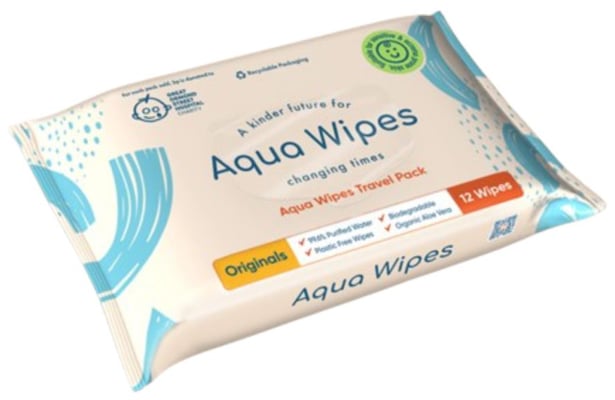 Aqua Wipes Originals – Wet Wipes Blautþurrkur Travel Pack (ferðastærð)