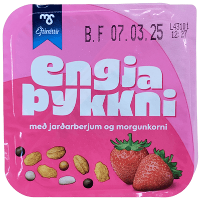 MS Engjaþykkni með jarðarberjum og morgunkorni 150 g