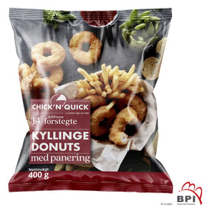 Chick´n quick kjúklingahringir 400 g