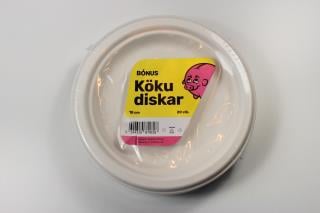 Bónus bio kökudiskar 18 cm 20 stk.