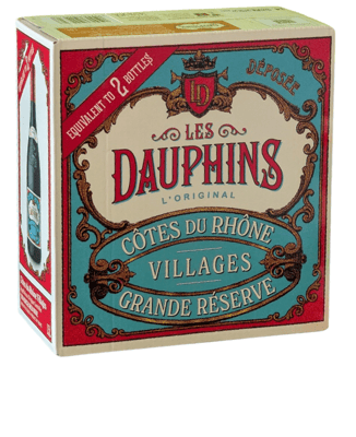 2024 Les Dauphins Côtes du Rhône Grande Réserve Rouge - 1.5L Kassavín