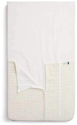 Baby Tuck Sheet – Caramel grid