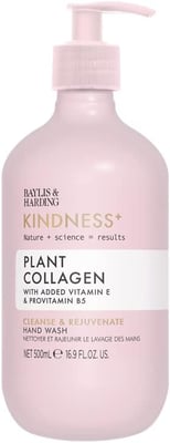 Baylis & Harding Kindness + Plant Collagen, Rose Water & Coconut Milk Fragrance, 500 ml Cleanse & Rejuvenate Hand Wash