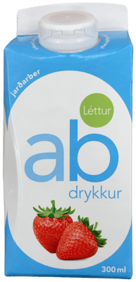 MS Léttur ab-drykkur með jarðarberjum 300 ml