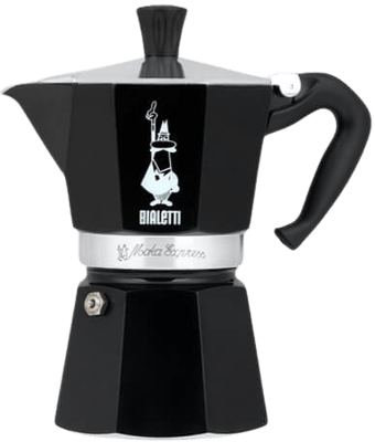 Bialetti Mokka Express 3 bolla svart