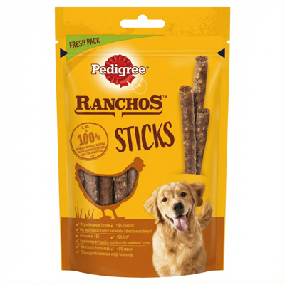 Pedigree Ranchos stangir með kjúklingalifur 60 g