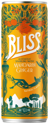 Bliss Hard Seltzer Mandarin Ginger / 6 dósir