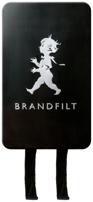 Brandfilt eldvarnarteppi svart