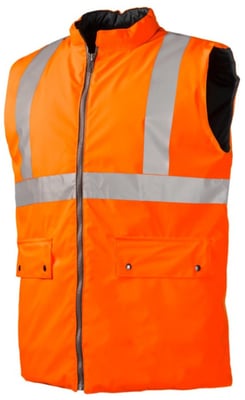 Sioen Arras fóðrað vesti HiViz orange