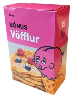 Bónus vöfflumix 475 g