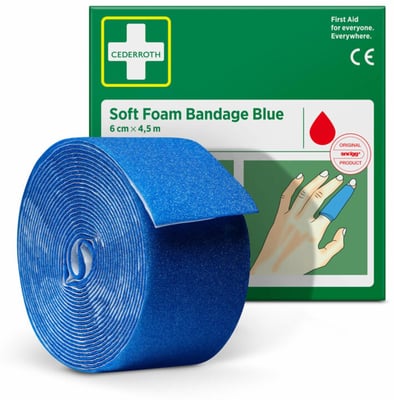 Cederroth Einangrunarplástur blár 6cm x 4,5m