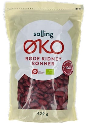 Salling ØKO lífrænar þurrkaðar rauðar nýrnabaunir 400 g