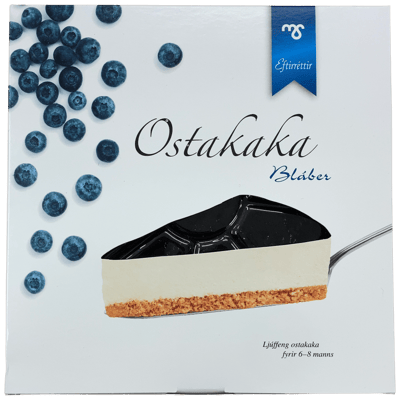 Ostakaka Bláber