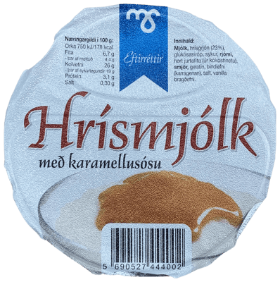 MS Hrísmjólk með karamellusósu 170 g