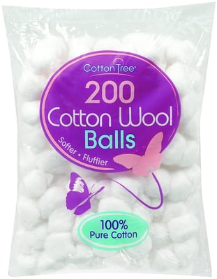 Cotton Tree bómullarhnoðrar 1 pakki 200 stk