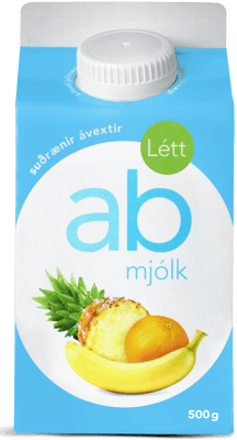 MS Létt ab-mjólk með suðrænum ávöxtum 500 g