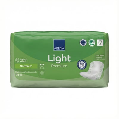 Abena Light Normal 2 bindi, 12 stk.