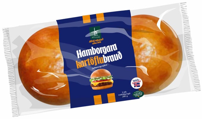 Myllan Kartöfluhamborgarabrauð 2 stk 140 g