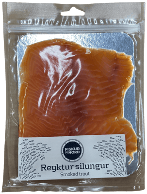 Fiskur du Nord Reyktur silungur í sneiðum 140 g