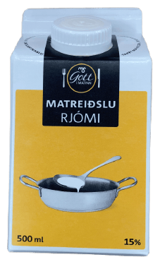 Gott í matinn Matreiðslurjómi 15% 500 ml