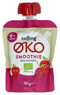 Salling ØKO skvísa með eplum og sveskjum 90 g