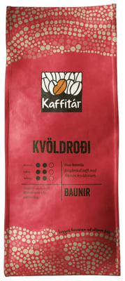 Kaffitár Kvöldroði Kaffibaunir 400 g