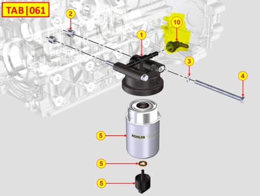 Tengi f.hráolíusíu KDI250 4M Quick connector ED00502