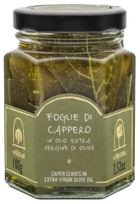 Capers lauf í ólífuolíu