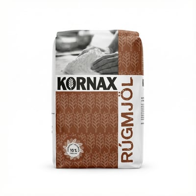 Kornax Rúgmjöl 2 kg