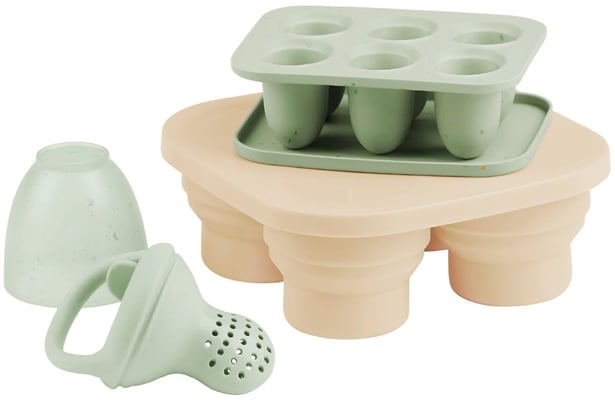 Silicone Containers & Feeder Set