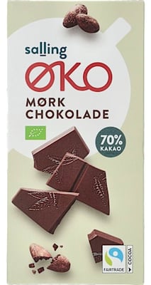 Salling ØKO súkkulaði dökkt 70% 100 g