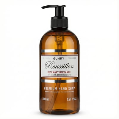 Gunry Roussillon rósmarín bergamót úrvals handsápa 500 ml