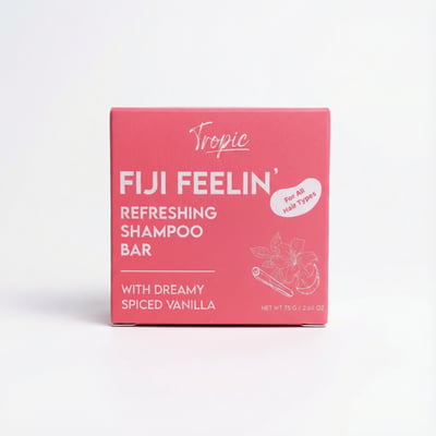 Tropic Fiji Feelin' frískandi sjampóstykki, draumkennd krydduð vanilla 75 g