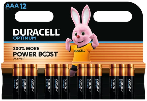 Duracell Optimum Rafhlöður - AAA 12 stk