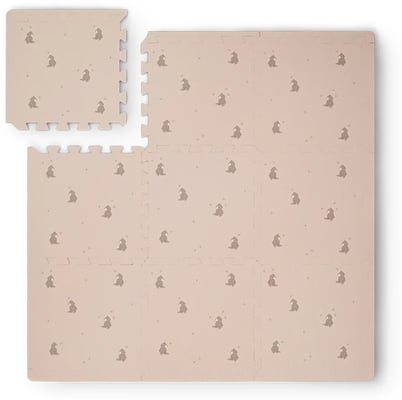 Alva Foam púslmotta square Bees and bears